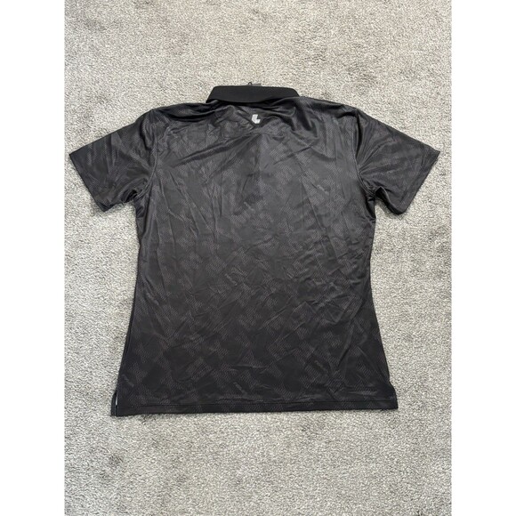 LIV Golf Polo Shirt Womens Large Black  Performance All Over Print NWT - Picture 6 of 7